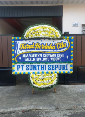 Papan Bunga Duka di Kedungpring